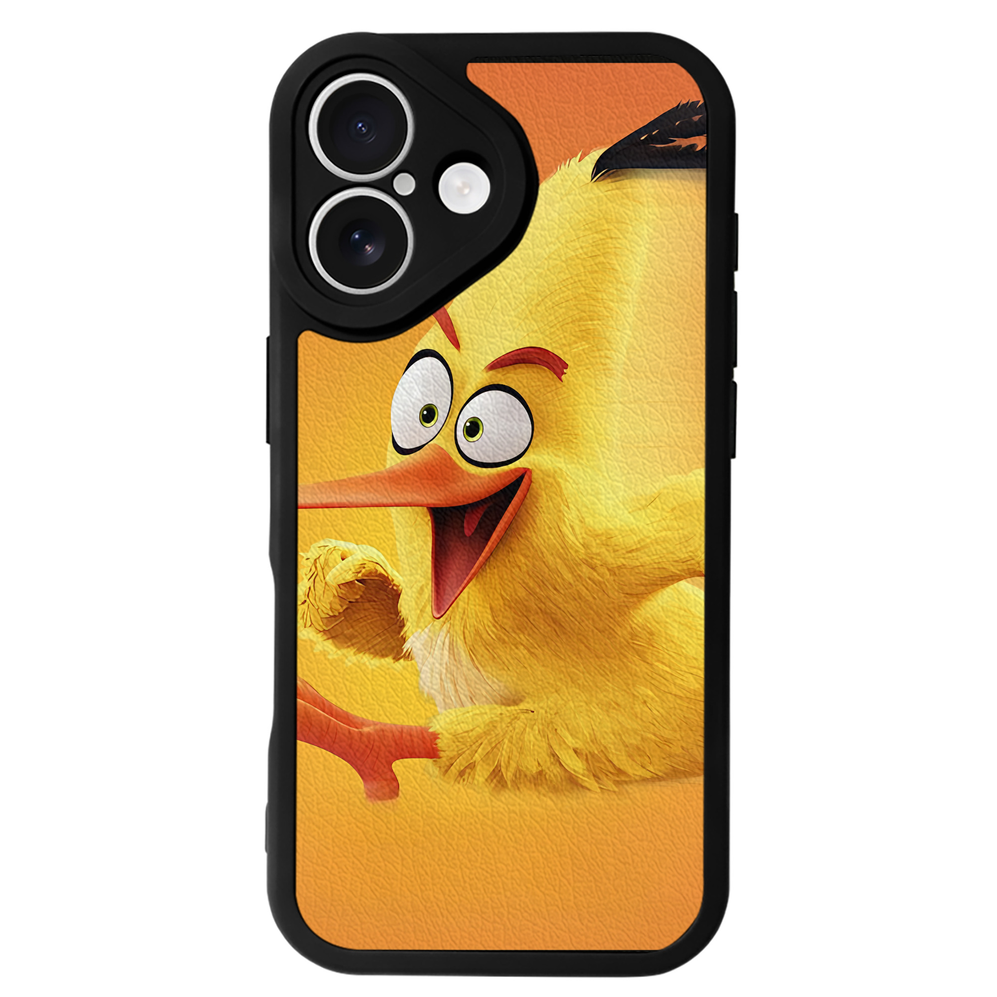 （画像用） Angry Birds アングリーバード 【iPhone 16シリーズ対応】シリコンスマホケース（レザー調） 材質：シリコン